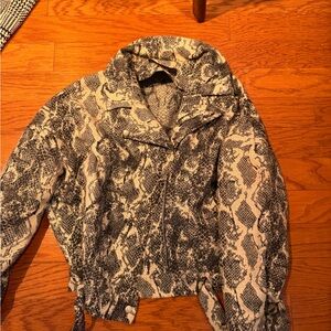 Women's Snake Print Jacket